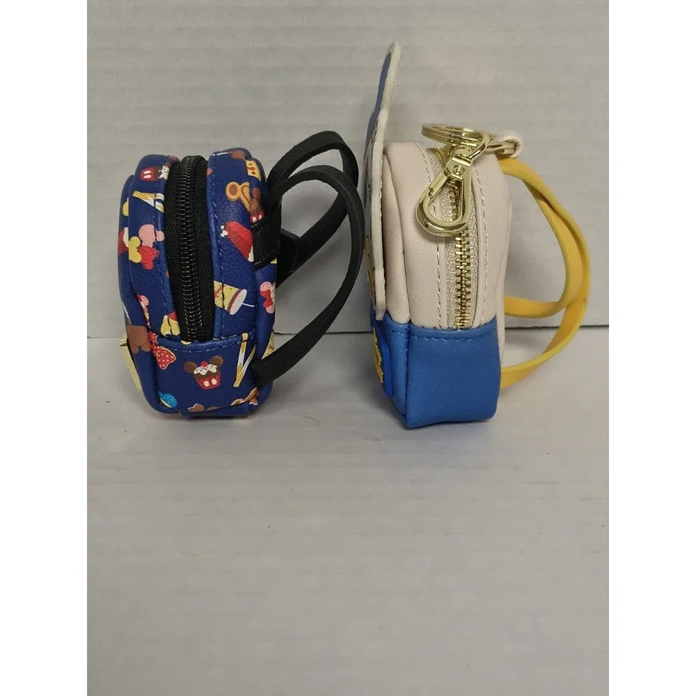 Lot Of Two Disney Loungfly Backpack Keychain & Nuimos Backpack Donald Duck